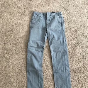 H&M Skinny Chino Style Pants Light Blue Color